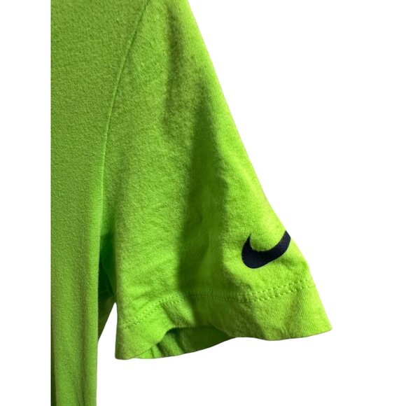 🍒 2/$20 🍒 Seahawks Bright Green Ladies V-Neck Fitted Tee sz M - Picture 4 of 5